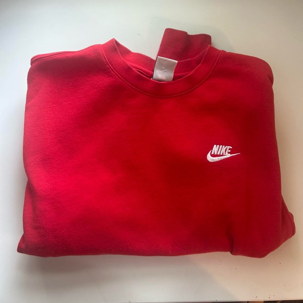 Nike red Crewneck Sweatshirt